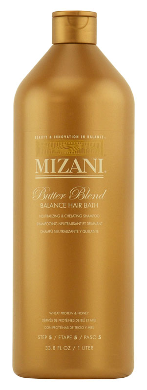 MIZANI - BUTTER BLEND NEUTRALIZING SHAMPOO BALANCE HAIR BATH - 33.8 OZ (1 L) 